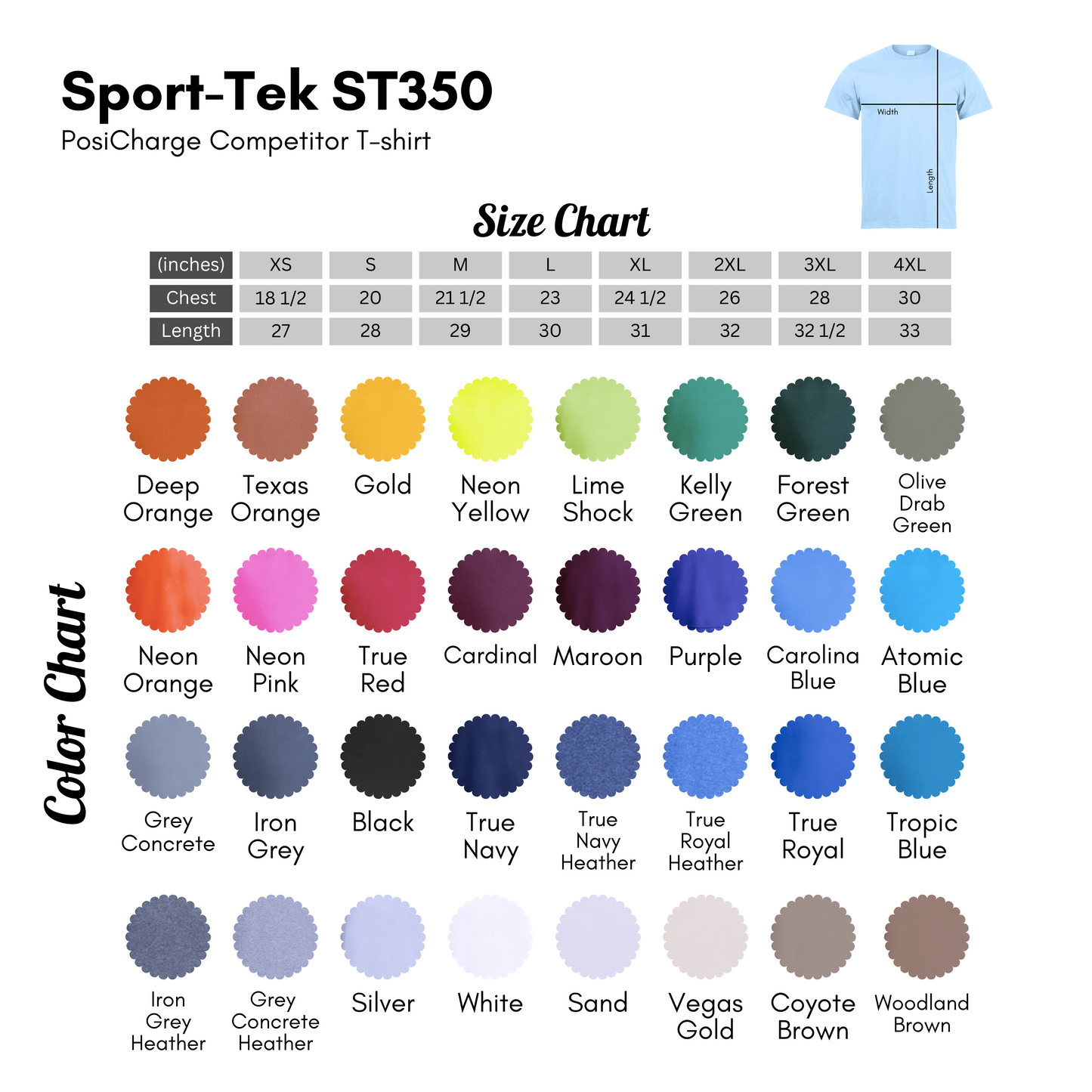 Adult BHA Sport Tek T-Shirt