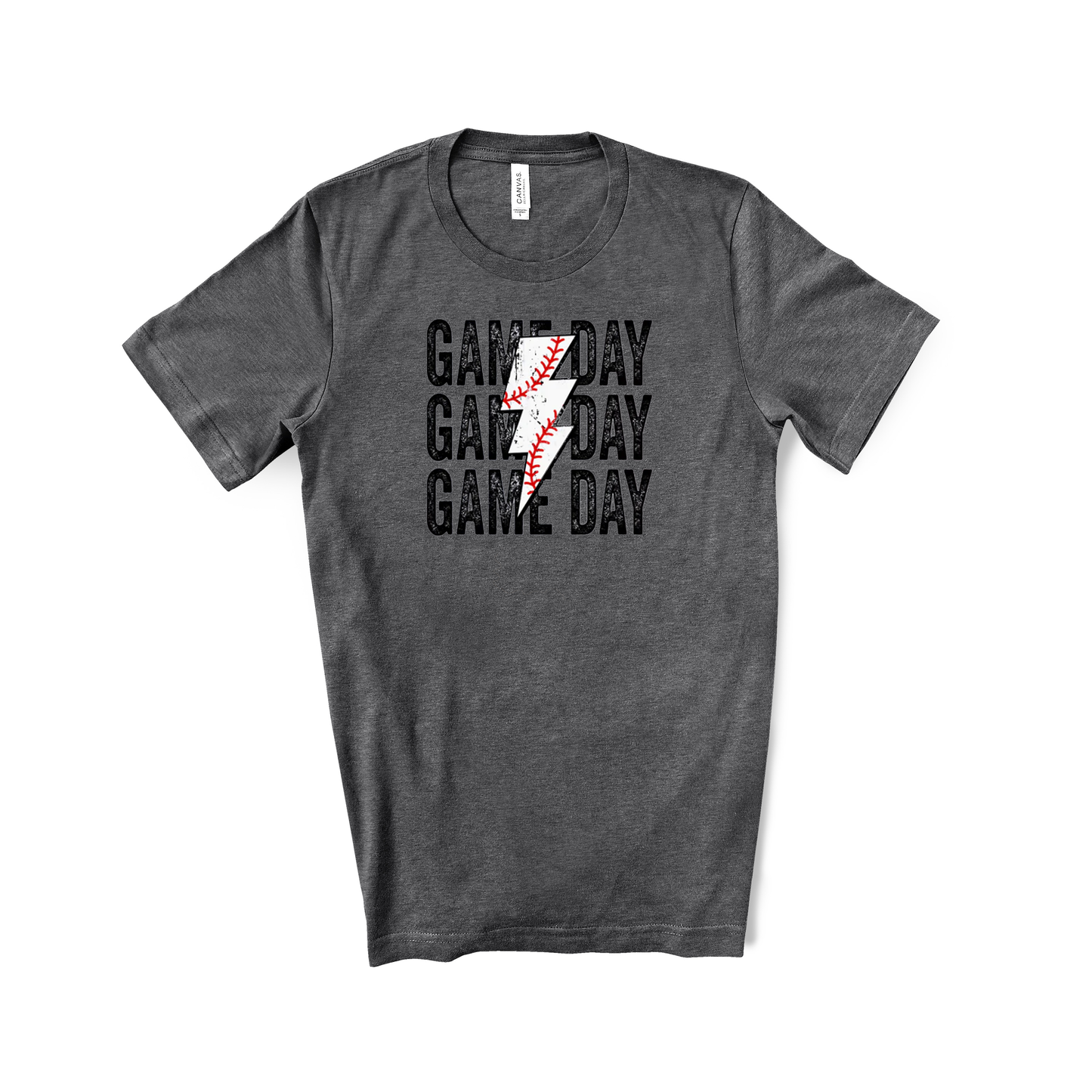 Baseball Game Day Lightening Bolt
