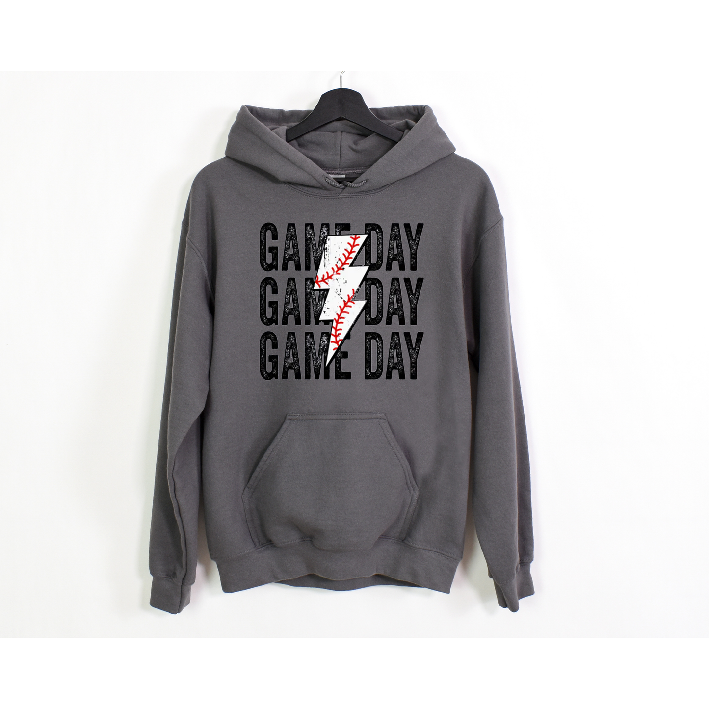 Baseball Game Day Lightening Bolt