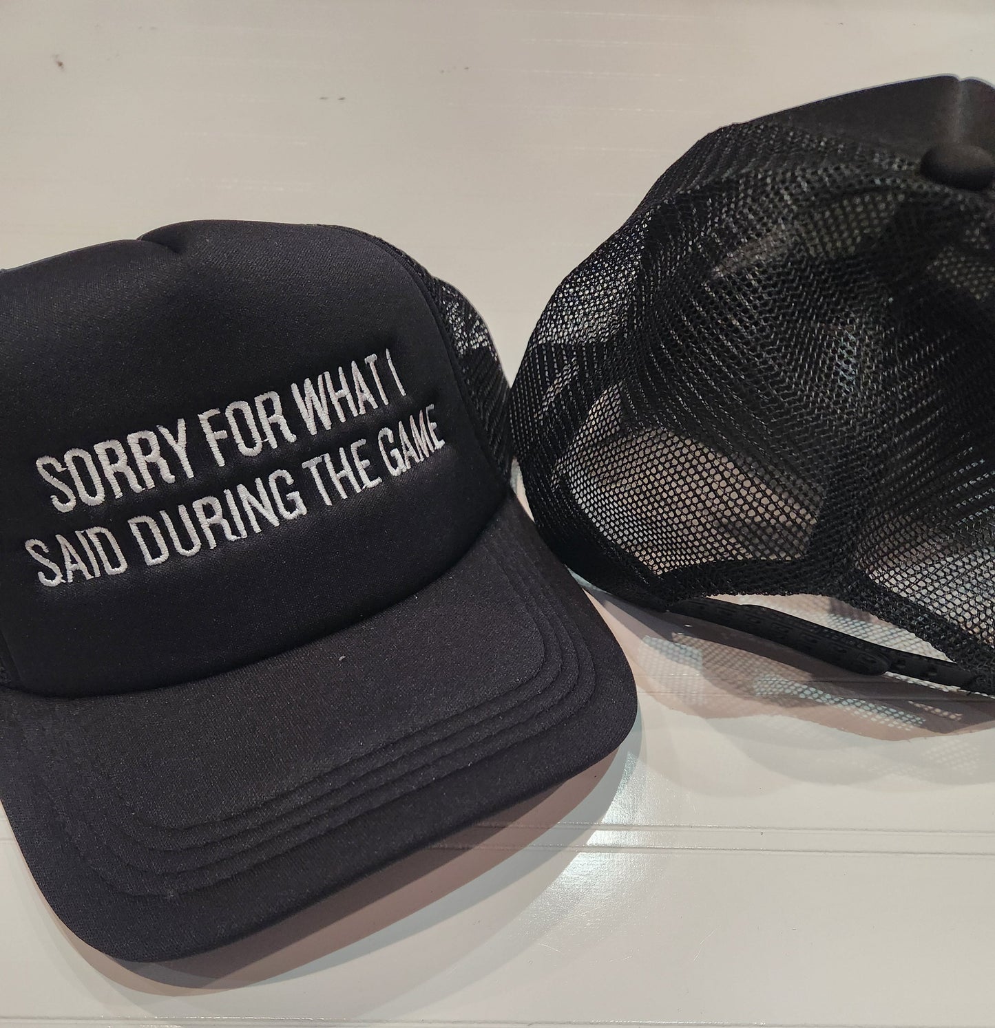Sorry For What I Said Trucker Hat