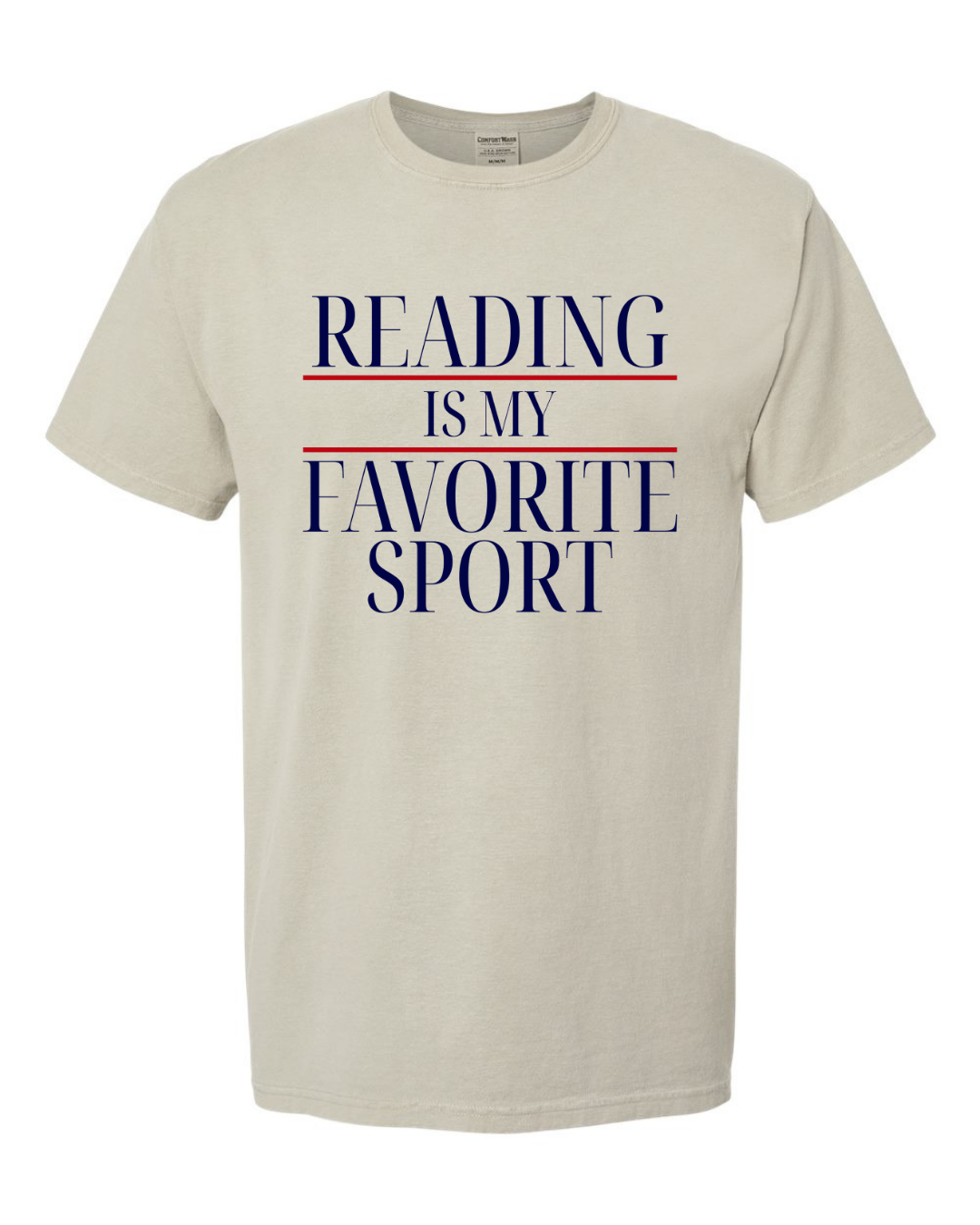 Reading is my favorite sport t-shirt