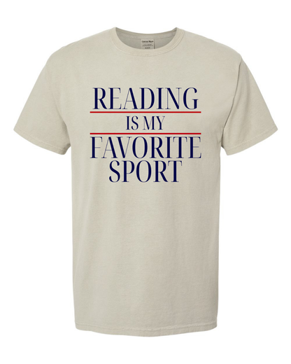 Reading is my favorite sport t-shirt