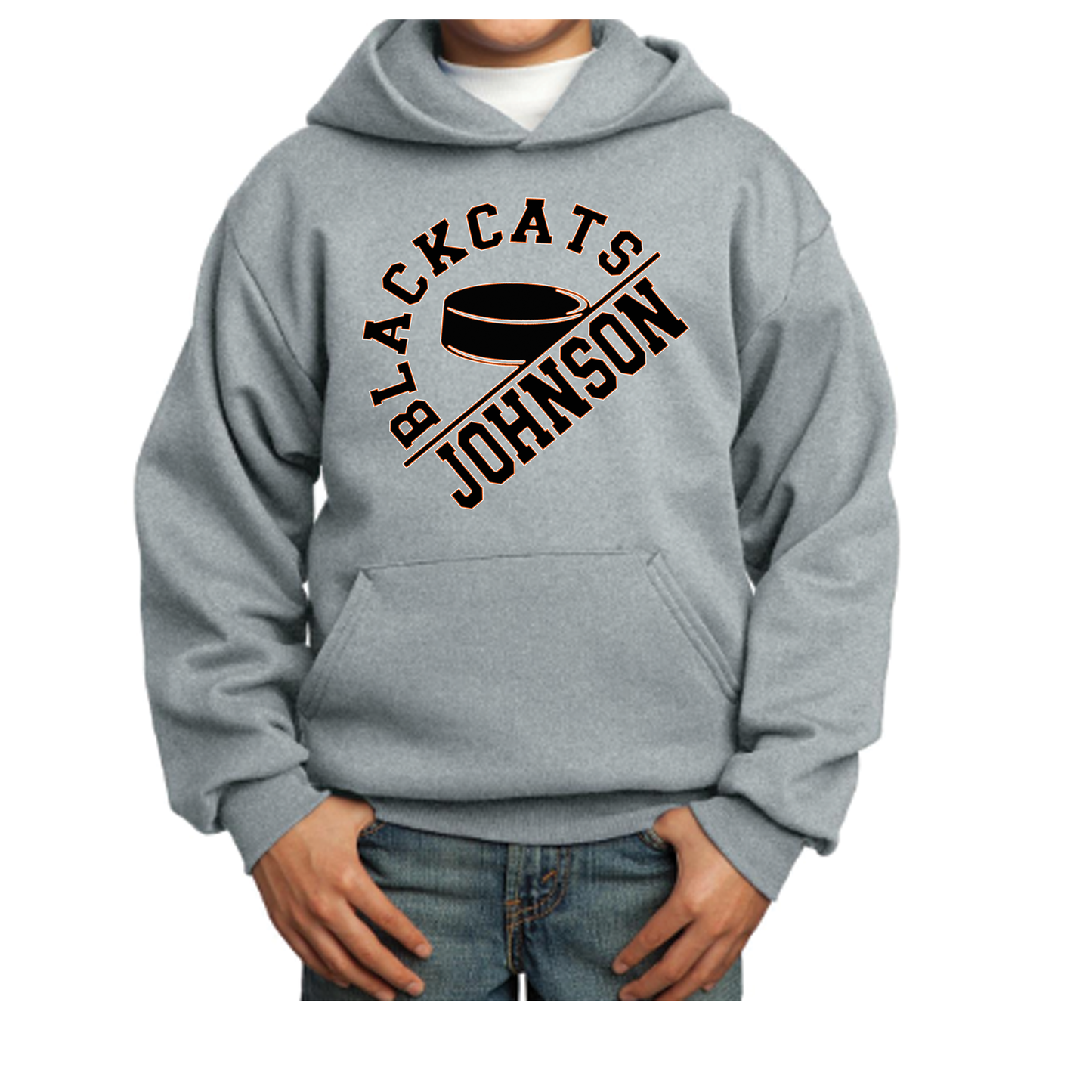 Angled Blackcats Sweatshirts- Youth