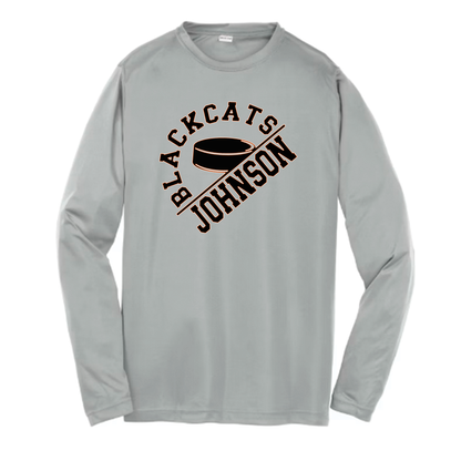 Angled Blackcats Dry-Fit Long Sleeved Shirt -Youth