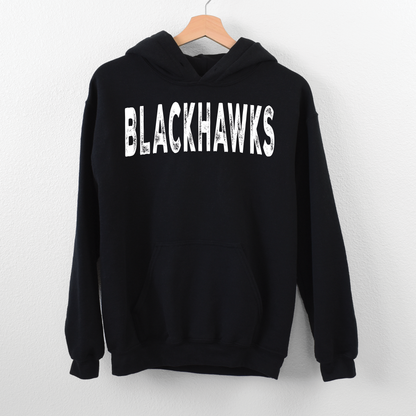 Blackhawks Grunge Hoodie