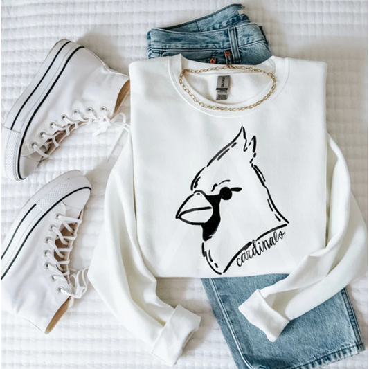 Cardinals Doodle Mascot Sweatshirt