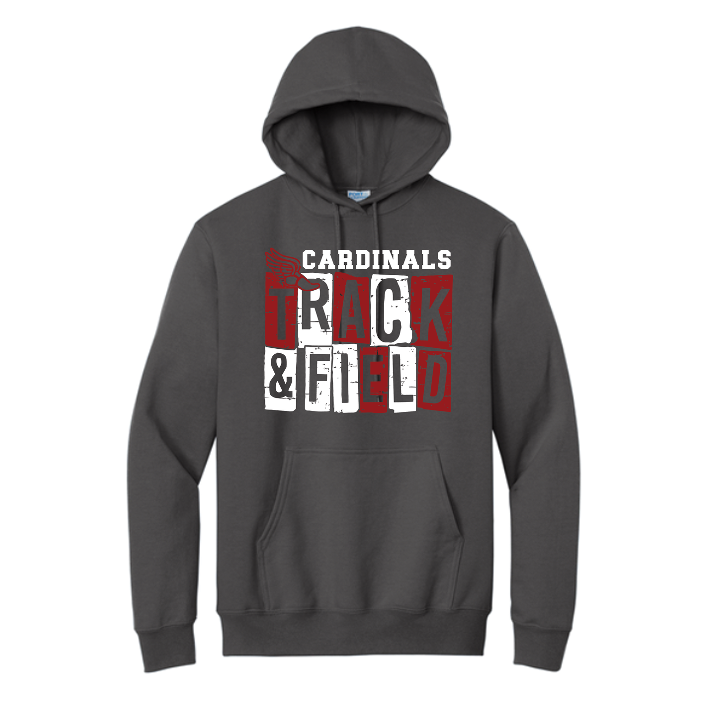 Cardinals Block Track & Field Fleece Hoodie