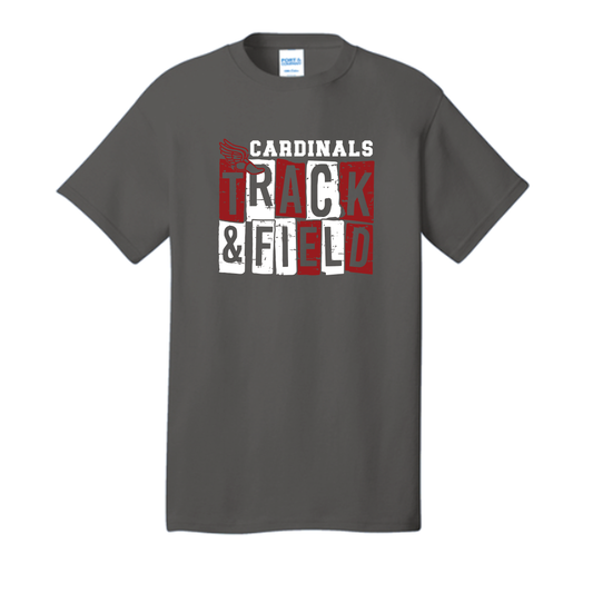 Cardinals Block Track & Field T-Shirt
