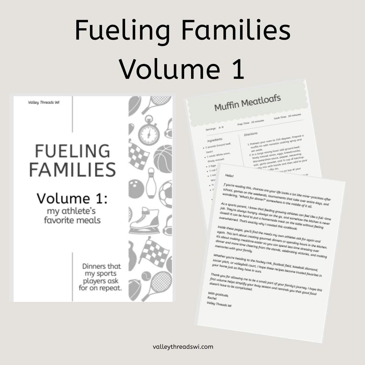 Fueling Families Cookbook- Volume 1