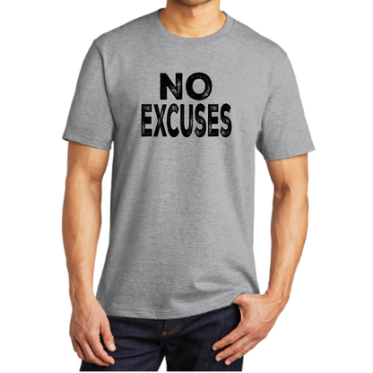No Excuses Port & Co T-Shirt
