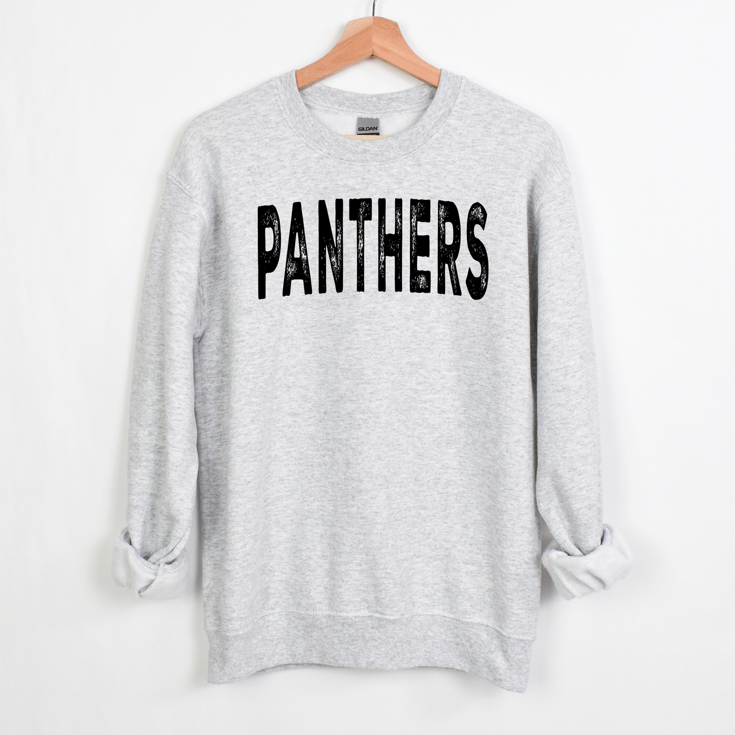 Panthers Grunge Crew Sweatshirt