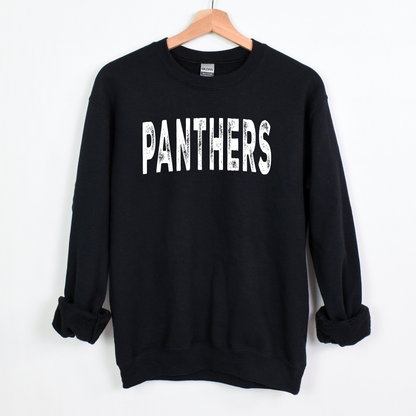Panthers Grunge Crew Sweatshirt