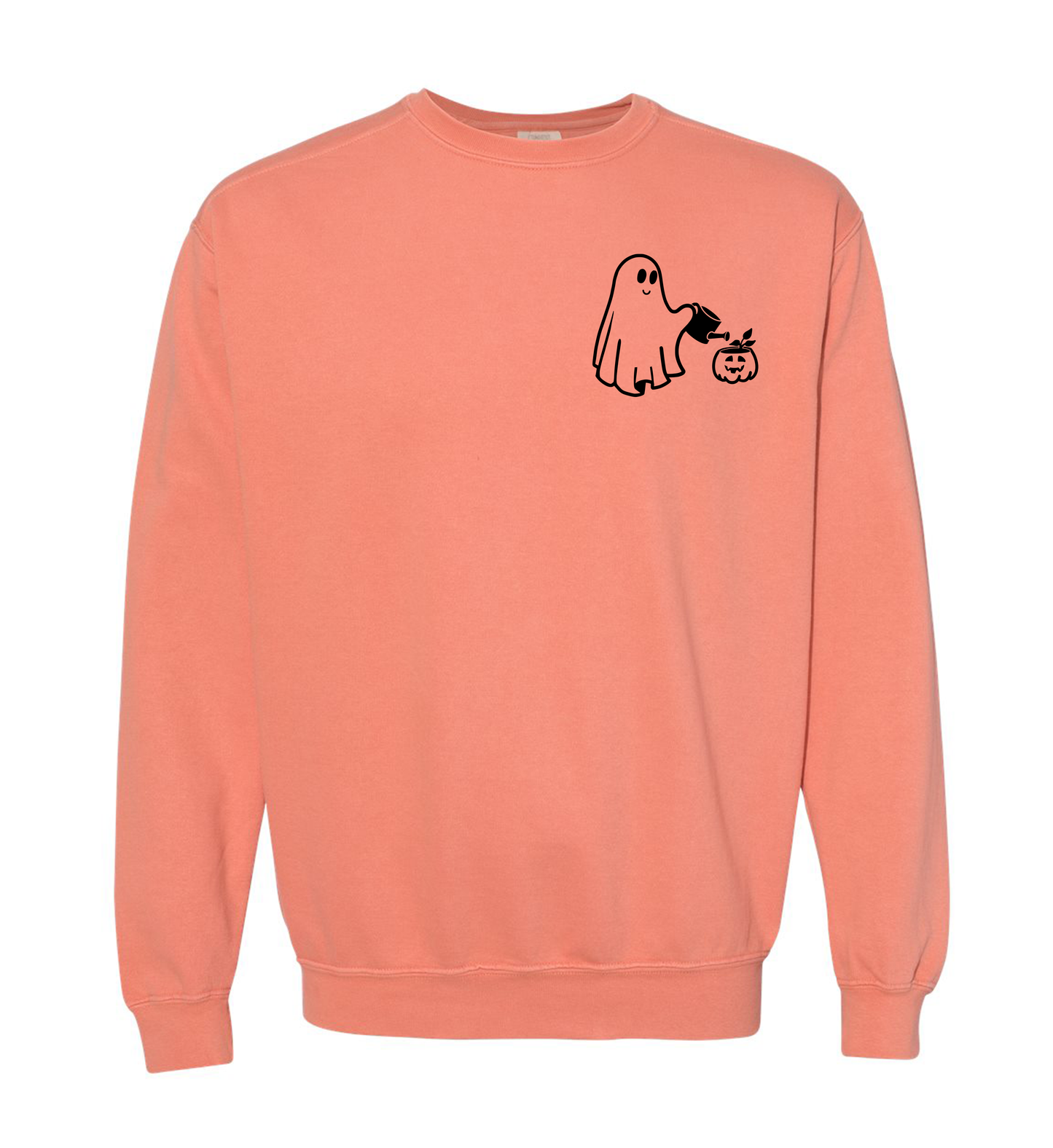 Ghost Watering Pumpkin Sweatshirt