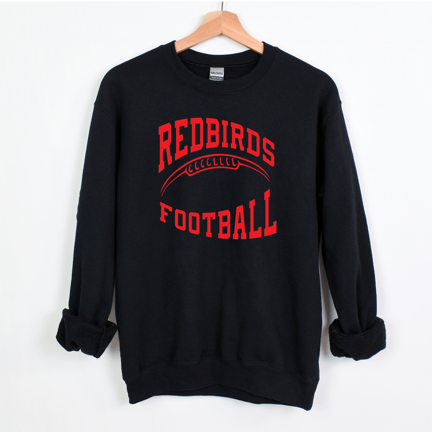 Redbirds Football Crew Sweatshirts-Adult