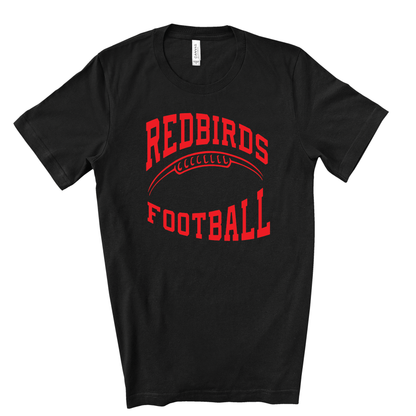 Redbirds Football T-Shirt-ADULT TALL