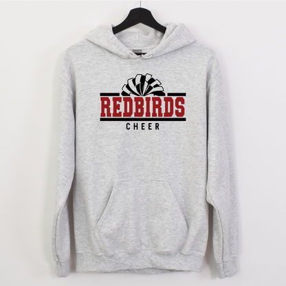 Redbirds Cheer Hoodie Sweatshirts-Adult