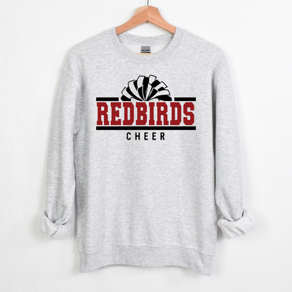 Redbirds Cheer Crew Sweatshirts-Adult