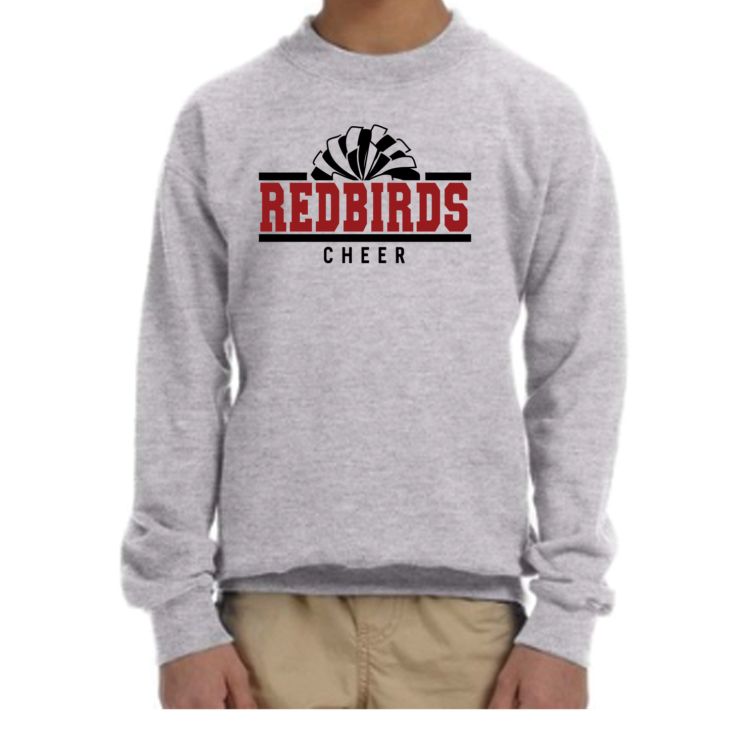 Redbirds Cheer Sweatshirts- Youth