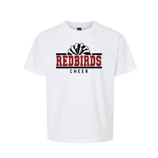Redbirds Cheer T-Shirts- Youth