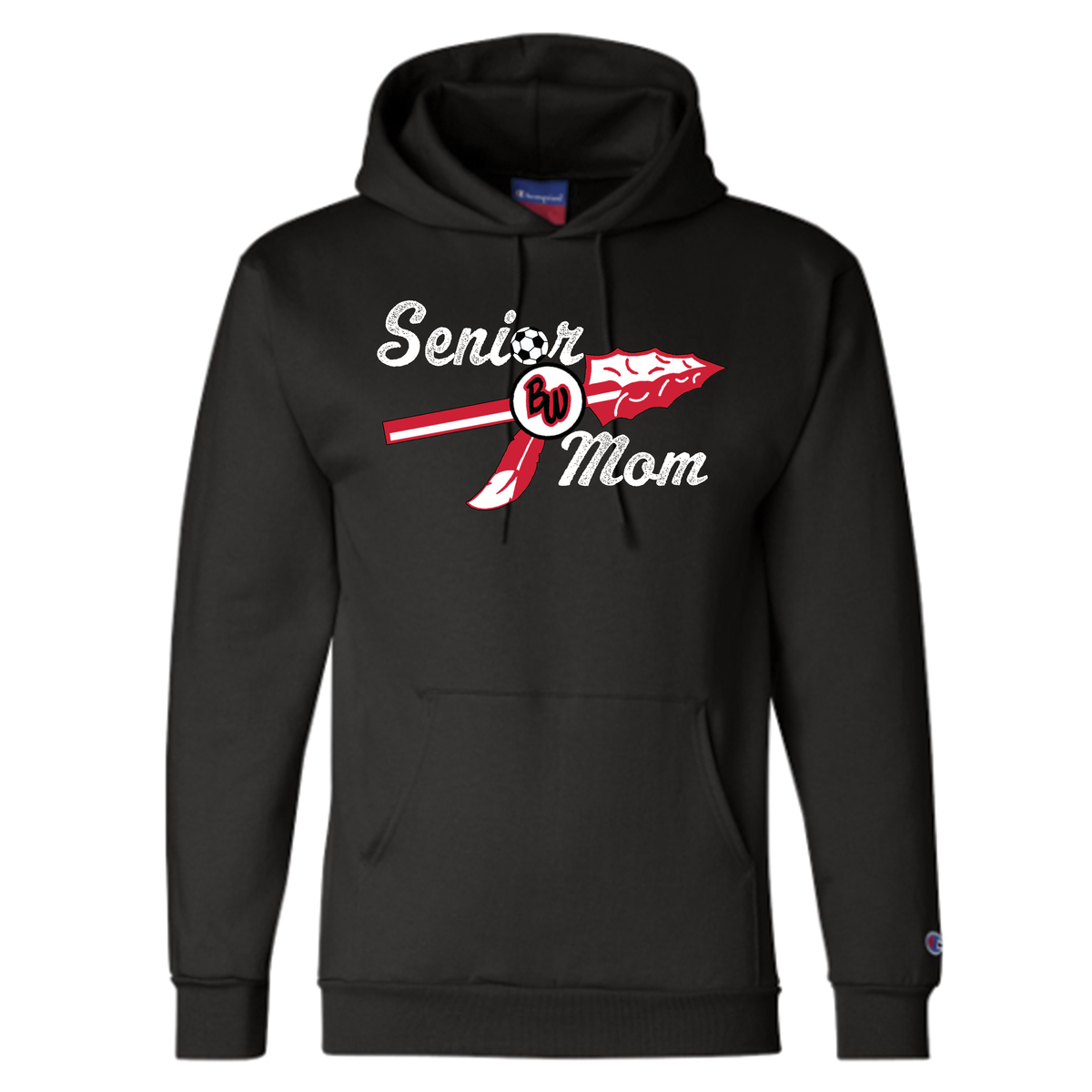 Soccer Senior Mom Champion Hoodie