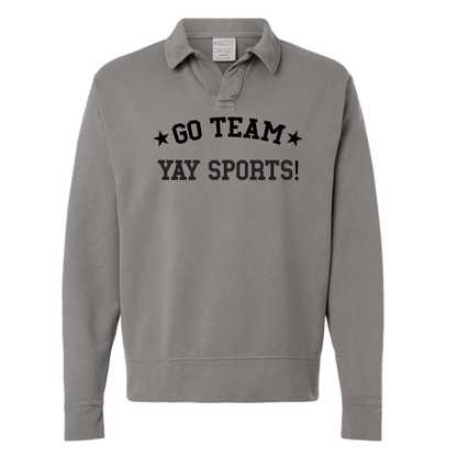 Yay Sports Polo Collar Sweatshirt