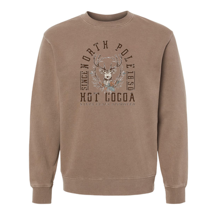 North Pole Cocoa Sweatshirt- Ready to Ship