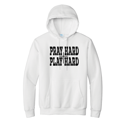 Pray Hard-Play Hard Hoodie