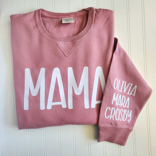 Personalized Mama Sweatshirt